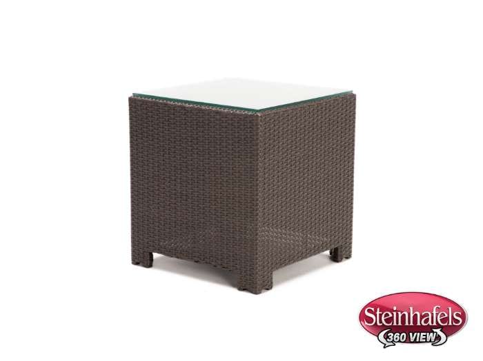 chicago wicker & trading co inc brown end table  image epkg  