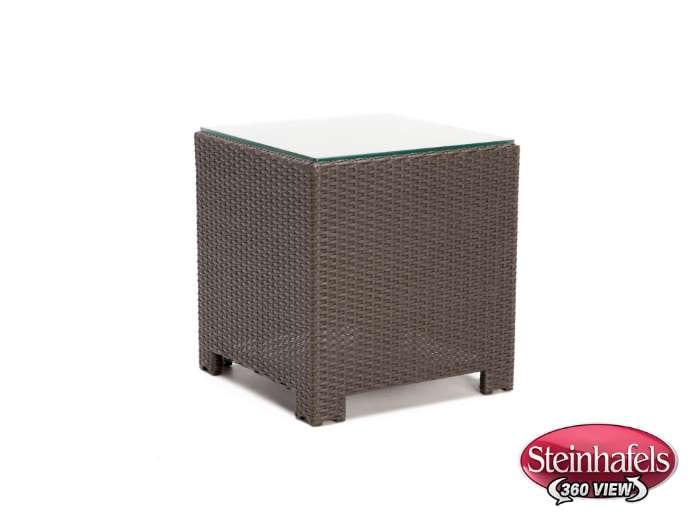 chicago wicker & trading co inc brown end table  image epkg  