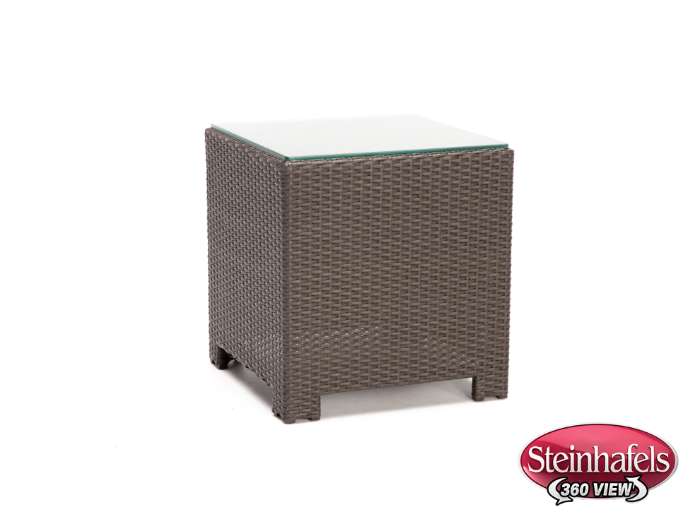 chicago wicker & trading co inc brown end table  image epkg  