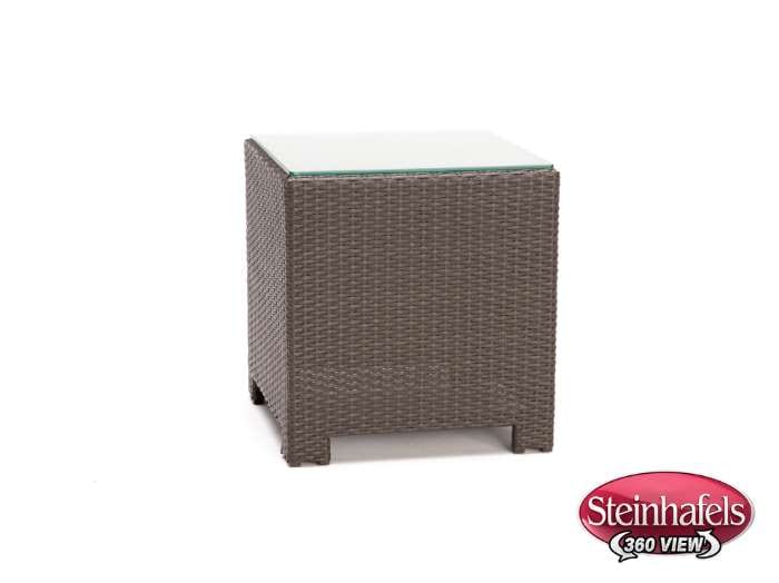chicago wicker & trading co inc brown end table  image epkg  