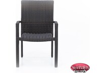 chicago wicker & trading co inc brown standard height arm chair  image   