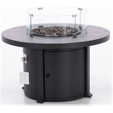 Cal Sil Round Fire Table