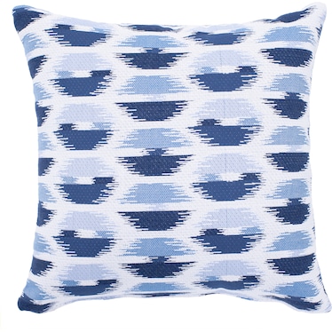 Escape Denim Sunbrella Outdoor Pillow 16"W x 16"H