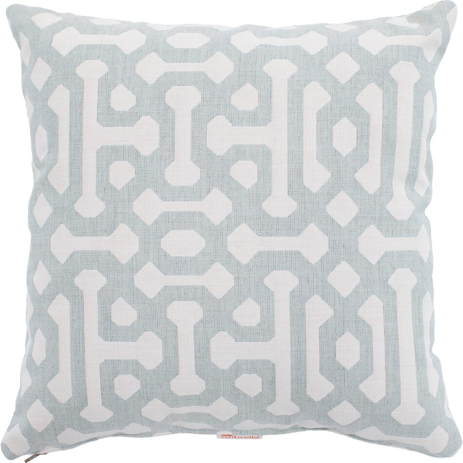 chicago wicker & trading co inc sunbrella fretwork mist pillows   