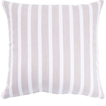 Shore Linen Sunbrella Outdoor Pillow 16"W x 16"H