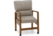 chrm chestnut   fonza pebble inch standard height arm chair   
