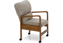 chrm chestnut   fonza pebble inch standard height arm chair   