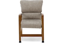 chrm chestnut   fonza pebble inch standard height arm chair   