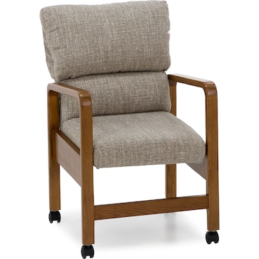 Monterey Castered Arm Chair With Performance Fabric