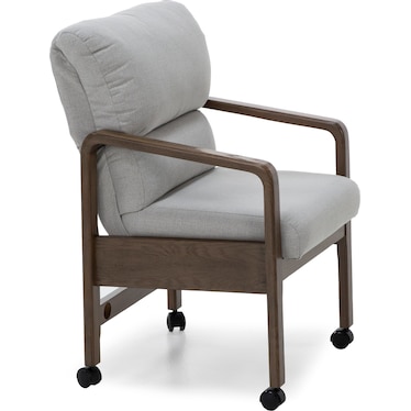 Monterey Castered Arm Chair With Performance Fabric