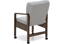 chrm grey inch standard height arm chair   