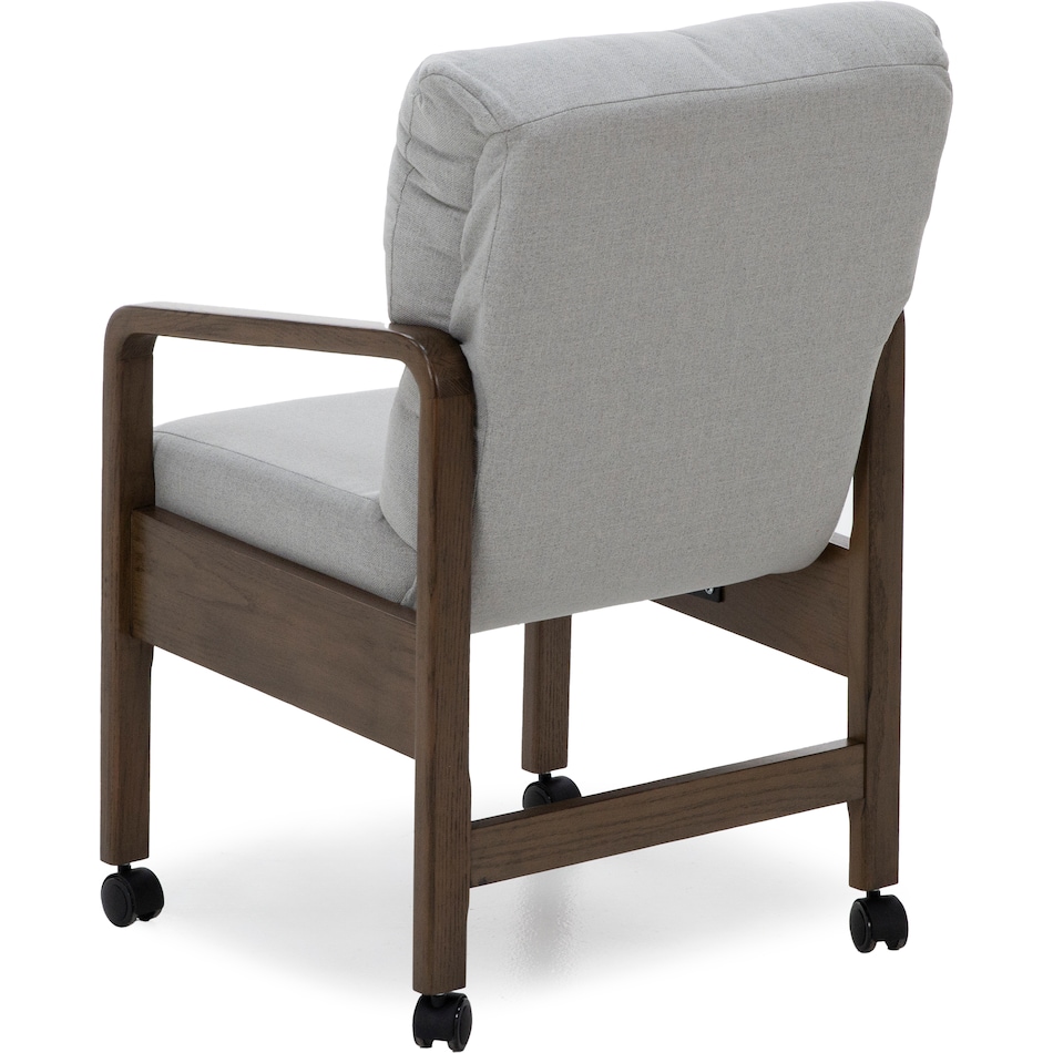 chrm grey inch standard height arm chair   