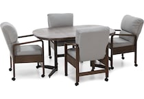 chrm grey inch standard height round oval pkg  