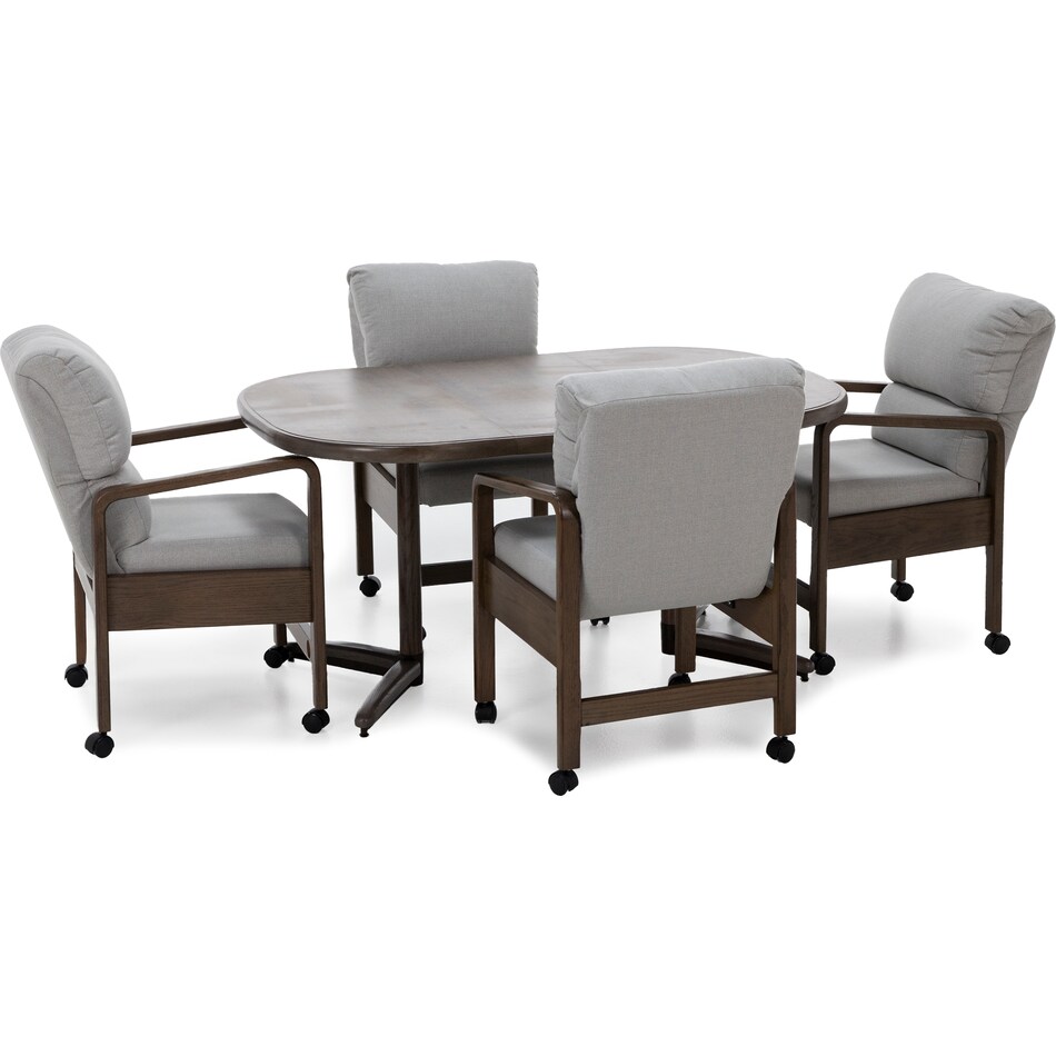 chrm grey inch standard height round oval pkg  