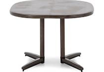 chrm grey inch standard height round oval pkg  