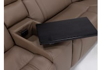 chrs beige mtn lth sectional piece pkg  
