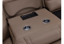 chrs beige mtn lth sectional piece pkg  