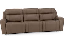 chrs beige mtn lth sectional piece pkg  