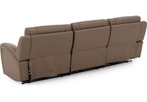chrs beige mtn lth sectional piece pkg  
