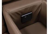 chrs beige mtn lth sectional piece pkg  