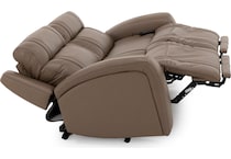 chrs beige mtn lth sectional piece pkg  