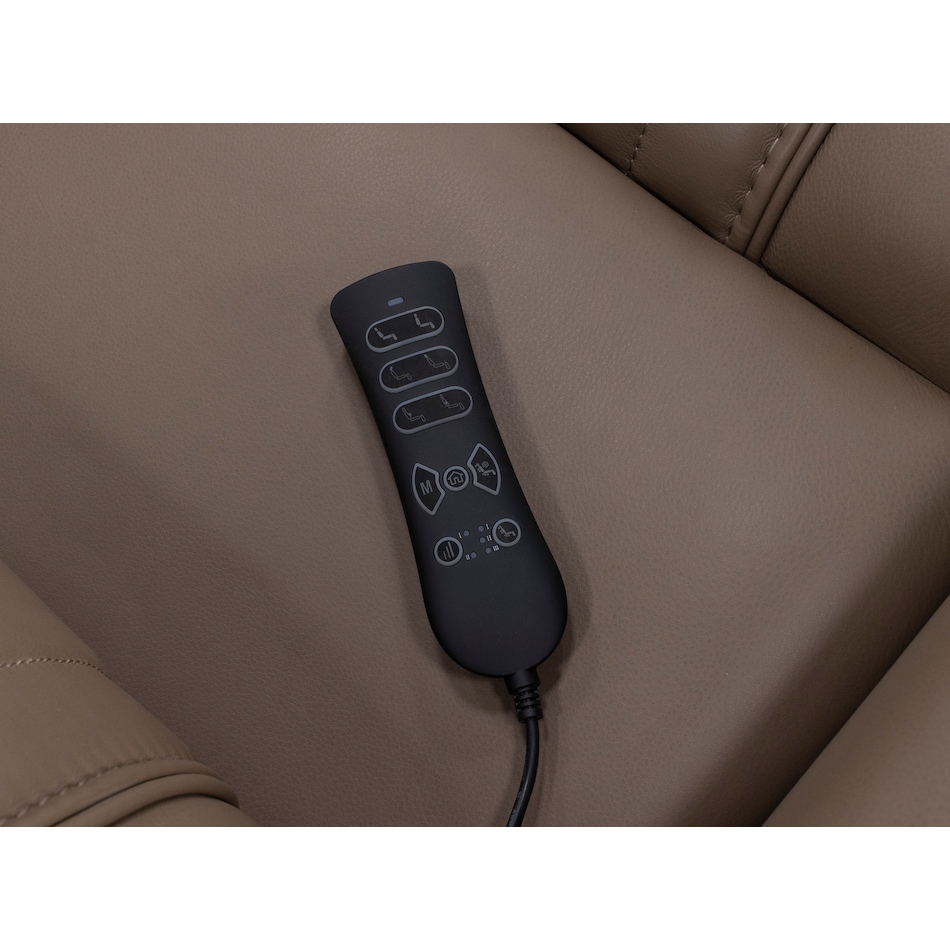 chrs beige mtn lth sectional piece pkg  