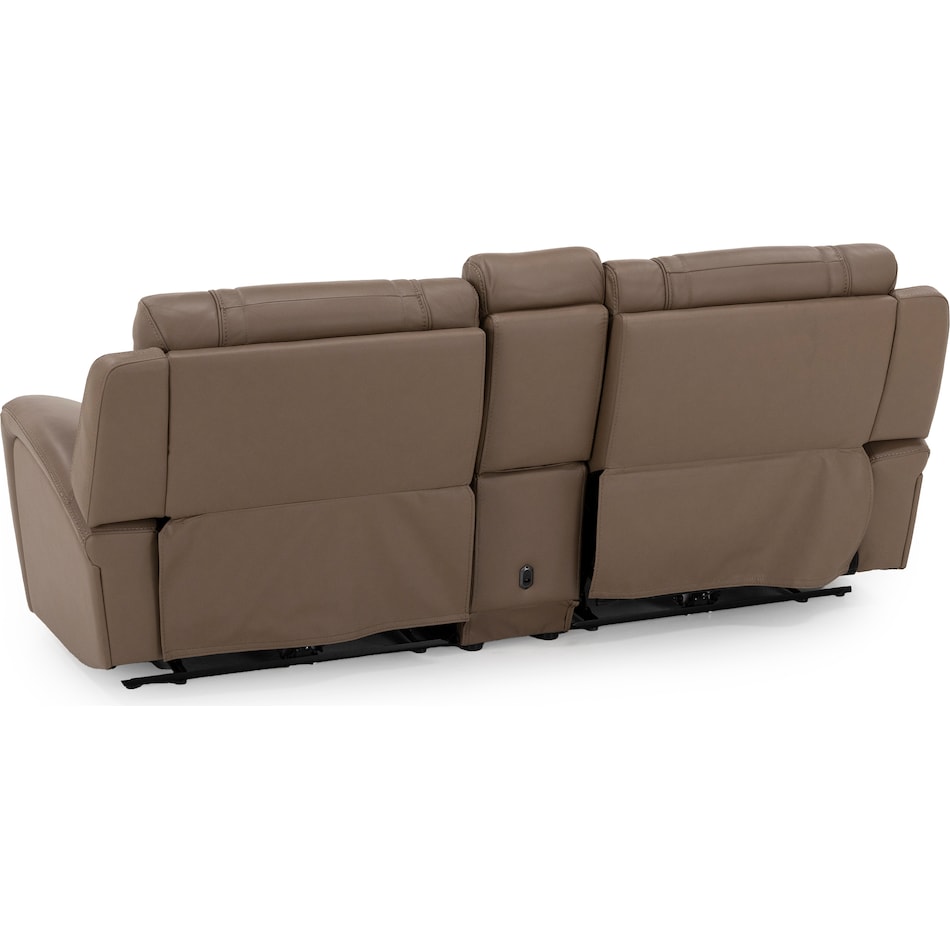 chrs beige mtn lth sectional piece pkg  