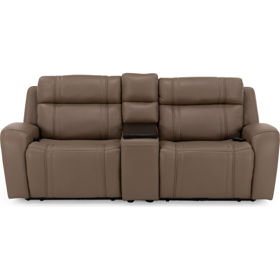 chrs beige mtn lth sectional piece pkg  