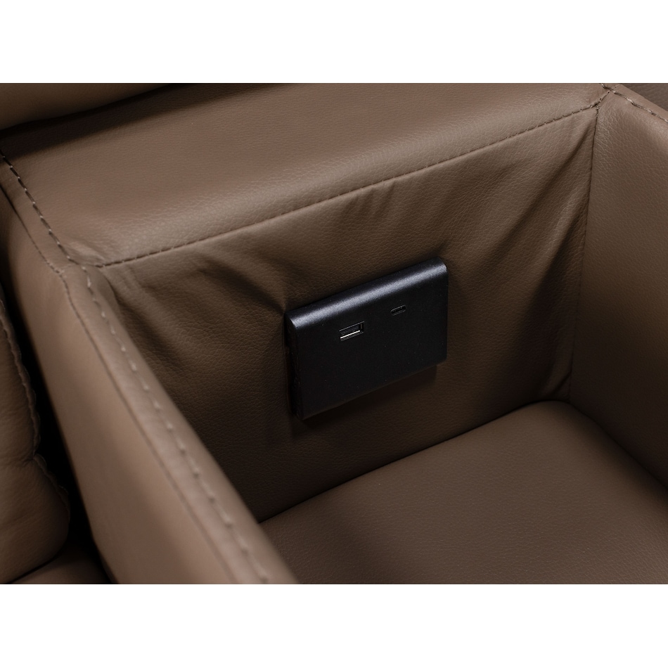 chrs beige mtn lth sectional piece pkg  