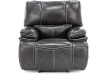 chrs black recliner   