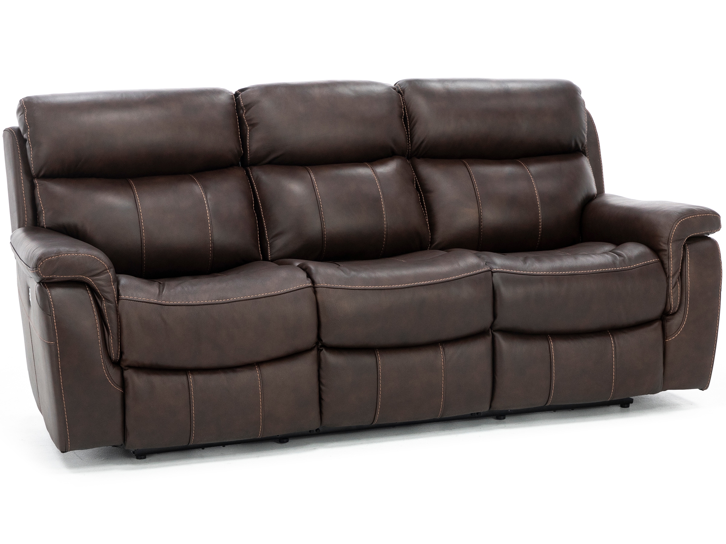 Shane Leather Power Headrest Reclining Sofa Steinhafels