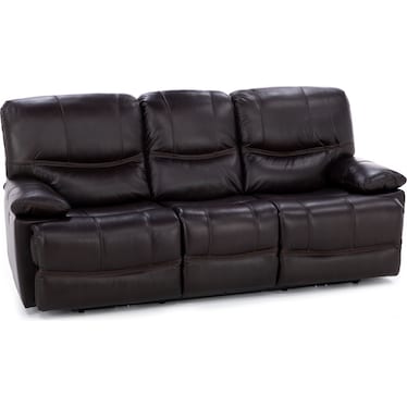 Denver Leather Zero Gravity Power Reclining Sofa