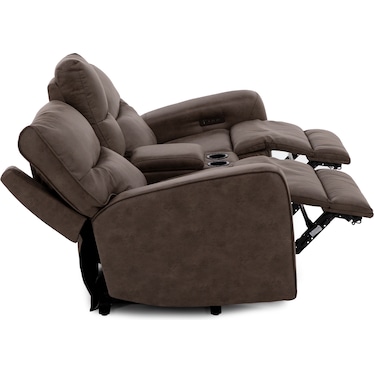 Hardin 3-Pc. Power Headrest Reclining Console Loveseat