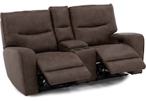 chrs brown mtn fab loveseat zpkg  