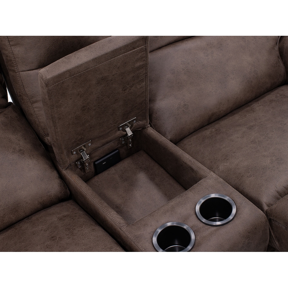 chrs brown mtn fab loveseat zpkg  