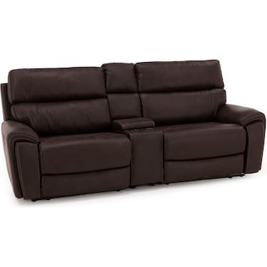 Dutton 3-Pc. Power Headrest Wall Saver Reclining Console Loveseat