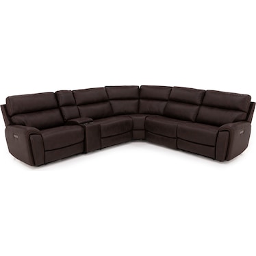 Dutton 6-Pc. Power Headrest Wall Saver Reclining Modular