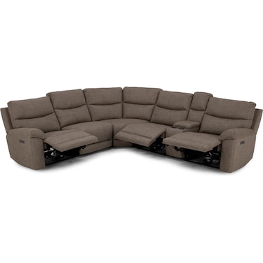 Hyde Park 6-Pc. Power Headrest Reclining Modular