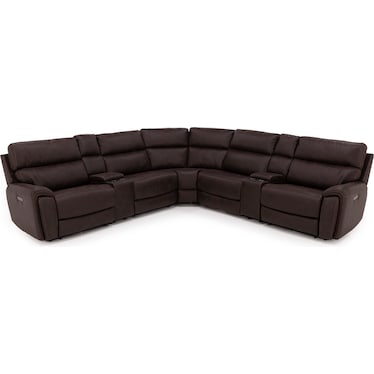 Dutton 7-Pc. Power Headrest Wall Saver Reclining Modular
