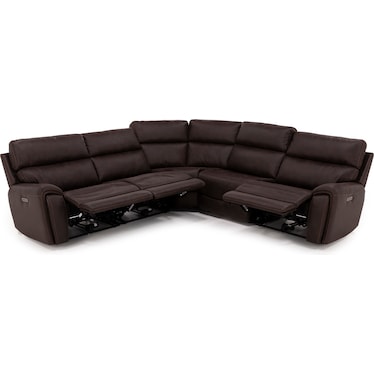 Dutton 5-Pc. Power Headrest Wall Saver Reclining Modular