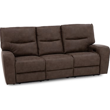 Hardin 3-Pc. Power Headrest Reclining Sofa With Drop Down Table