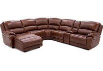 chrs brown mtn lth sectional piece pkg  