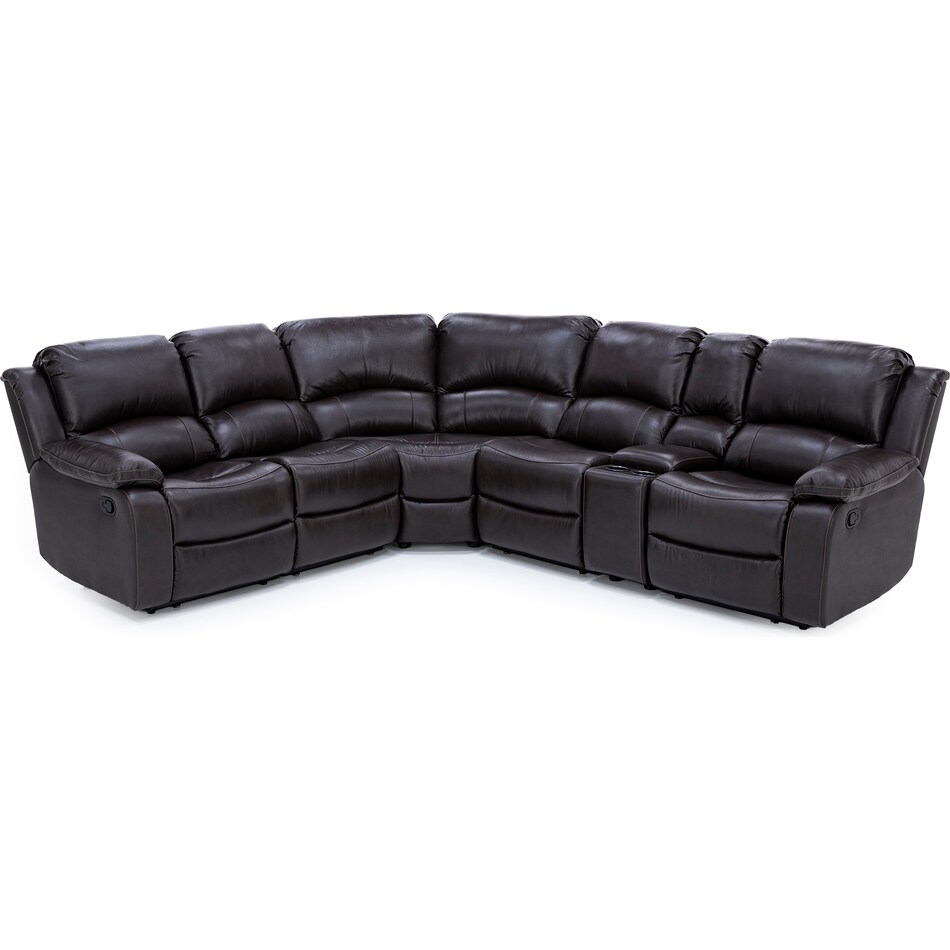 chrs brown mtn lth sectional piece zpkg  