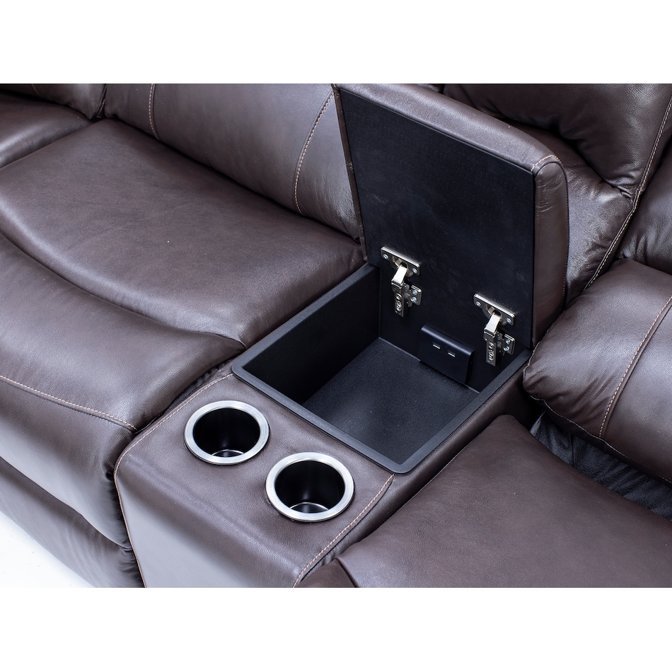 chrs brown mtn lth sectional piece zpkg  