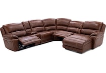 chrs brown mtn lth sectional piece pkg  