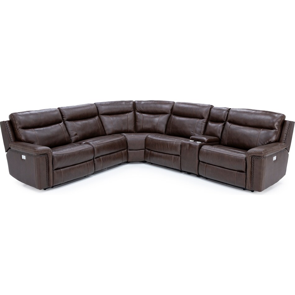 chrs brown mtn lth sectional piece zpkg  