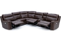 chrs brown mtn lth sectional piece zpkg  