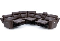 chrs brown mtn lth sectional piece zpkg  