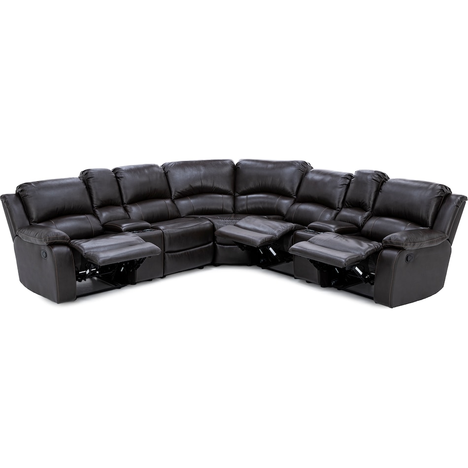 chrs brown mtn lth sectional piece pkg  