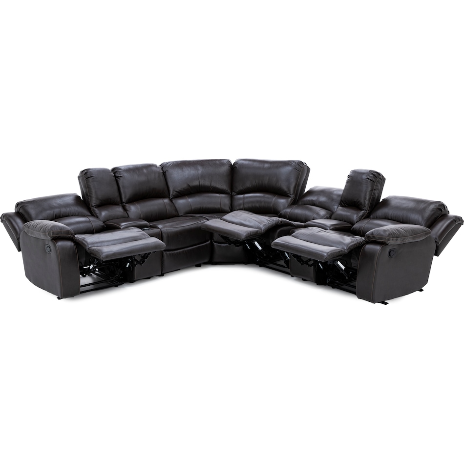 chrs brown mtn lth sectional piece pkg  